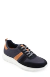 Thomas & Vine Men's Adler Mixed Media Sneakers In Navy