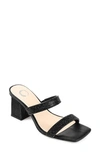 Journee Collection Shandee Tru Comfort Foam Heeled Sandal In Black