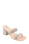 Journee Collection Shandee Tru Comfort Foam Heeled Sandal In Nude