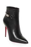 CHRISTIAN LOUBOUTIN LOCK SO KATE POINTED TOE BOOTIE