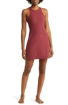 Beyond Yoga Under Lock & Key Racerback Dress In Port Wine-ruby