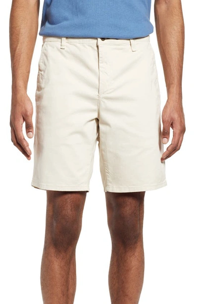 Rag & Bone Perry Stretch Twill Shorts In Off White