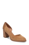 Zodiac Gracie Half D'orsay Pump In Latte