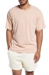 Elwood Core Oversize Cotton Jersey T-shirt In Vintage Coral
