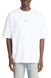 Acne Studios Extorr Stamp T-shirt T-shirt In Optic White