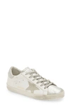 Golden Goose Super-star Sneaker In White/ Ivory/ Silver