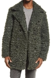 CULT OF INDIVIDUALITY FAUX FUR PEACOAT