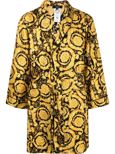 VERSACE BAROCCO SILK ROBE