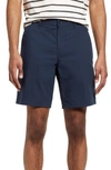 Rag & Bone Perry Paperweight Flat Front Chino Shorts In Carbon