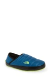 The North Face Thermoball™ Traction Water Resistant Slipper In Banff Blue/ Safety Green