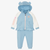 GUESS BABY GIRLS BLUE LOGO TRACKSUIT