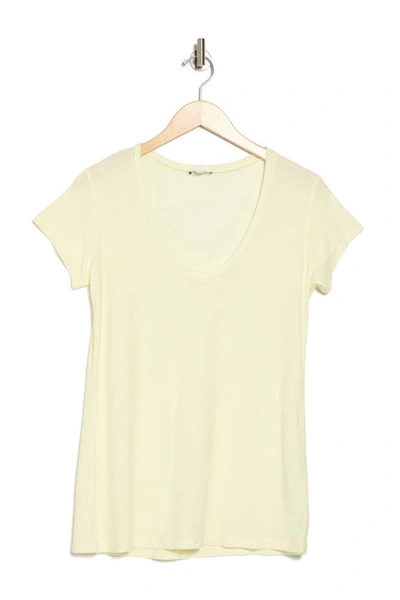 James Perse Deep V-neck T-shirt In Npy