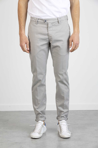 Teleria Zed Pantalone Micro Oxford In Light Grey