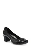 Anne Klein Sport Guardian Block Heel Pumps In Black Multi Le