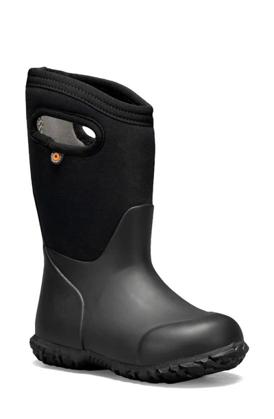 Bogs Kids' York Waterproof Boot In Black