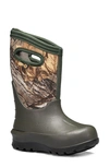 Bogs Neo Classic Real Tree Waterproof Insulated Rain Boot In Dark Green
