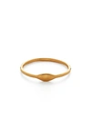 Monica Vinader 18ct Gold Plated Vermeil Silver Siren Muse Mini Band Ring
