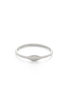 Monica Vinader Sterling Silver Siren Muse Mini Band Ring