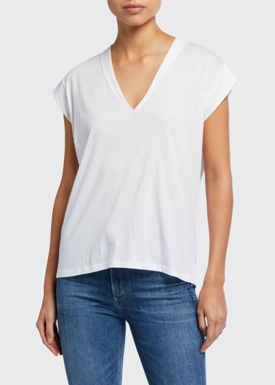 FRAME LE MID RISE V-NECK TEE