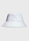 ISABEL MARANT LOIENA LOGO DENIM BUCKET HAT