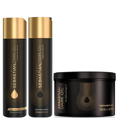 Sebastian Professionals Dark Oil Shampoo, Conditioner And Mask Regime Bundle