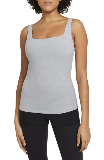 Nike Yoga Luxe Women's Shelf-bra Tank In Particle Grey