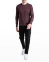 Public Rec Go-to Long Sleeve Performance T-shirt In Heather Burgundy