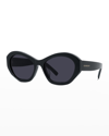 Givenchy Oval Acetate Sunglasses