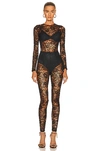 FLEUR DU MAL LACE CATSUIT