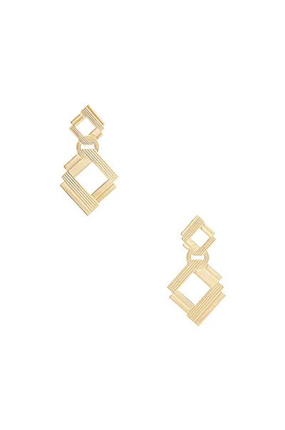 Leda Madera Anita Earrings In Gold