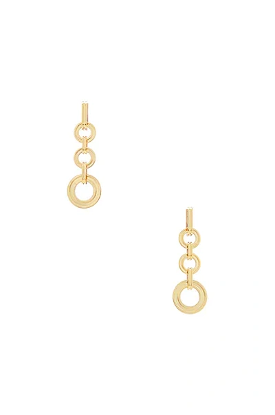 Leda Madera Sophia Pendant Earrings In Gold