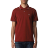 Emporio Armani Men's Brown Cotton Polo Shirt