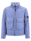C.P. COMPANY CP COMPANY MEN'S LIGHT BLUE OTHER MATERIALS JACKET,13CMOW191A005904M843 52