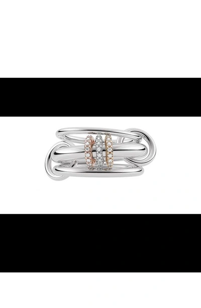 Spinelli Kilcollin Gemini Pavé Ring | Diamonds/rose Gold/sterling Silver