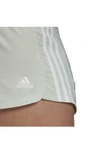 Adidas Originals Pacer 3-stripe Training Shorts In White