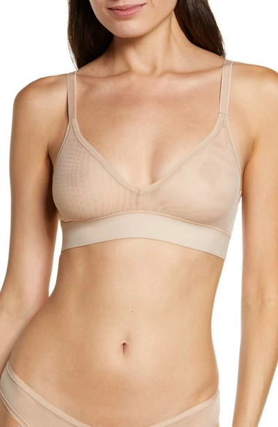 Skarlett Blue Spellbound Wireless Triangle Bralette In Nylon