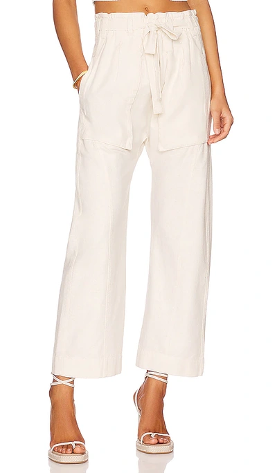 Free People Sky Rider Pant In Ecru