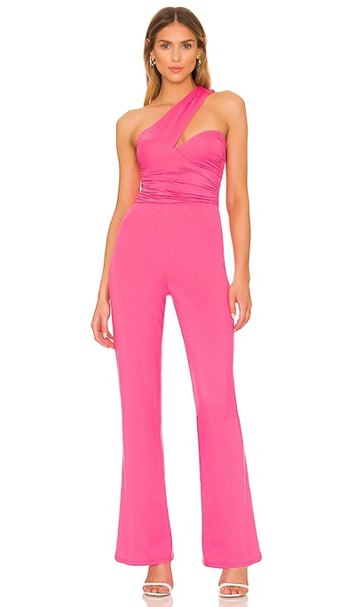 Lovers & Friends Liv Jumpsuit In Fuchsia