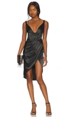 Superdown Tianna Corset Dress In Black