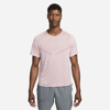 Nike Dri-fit Adv Techknit Ultra Men's Short-sleeve Running Top In Elemental Pink,pink Foam