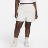 Nike Women's  Sportswear Club Fleece Mid-rise Shorts (plus Size) In Brown