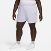 Nike Women's  Sportswear Club Fleece Mid-rise Shorts (plus Size) In Purple