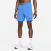 Nike Men's  Pro Dri-fit Flex Vent Max 8" Training Shorts In Light Photo Blue/black