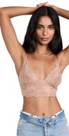 Free People Everyday Lace Longline Bralette In Tuscany