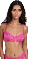 Skarlett Blue 'minx' Unlined Lace Demi Underwire Bra In Magnolia/summer Coral