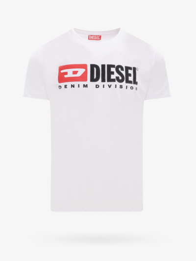 Diesel T-boxt-div T-shirt In White