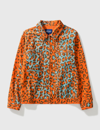 Awake Ny Orange Cotton Jacket In Multicolor