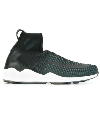 Nike Zoom Mercurial Xi Flyknit Sneakers In Black