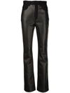 ALEXANDER WANG CONTRASTING PANEL BOOTCUT TROUSERS