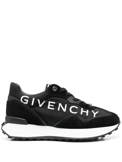 Givenchy Logo-print Sneakers In Black